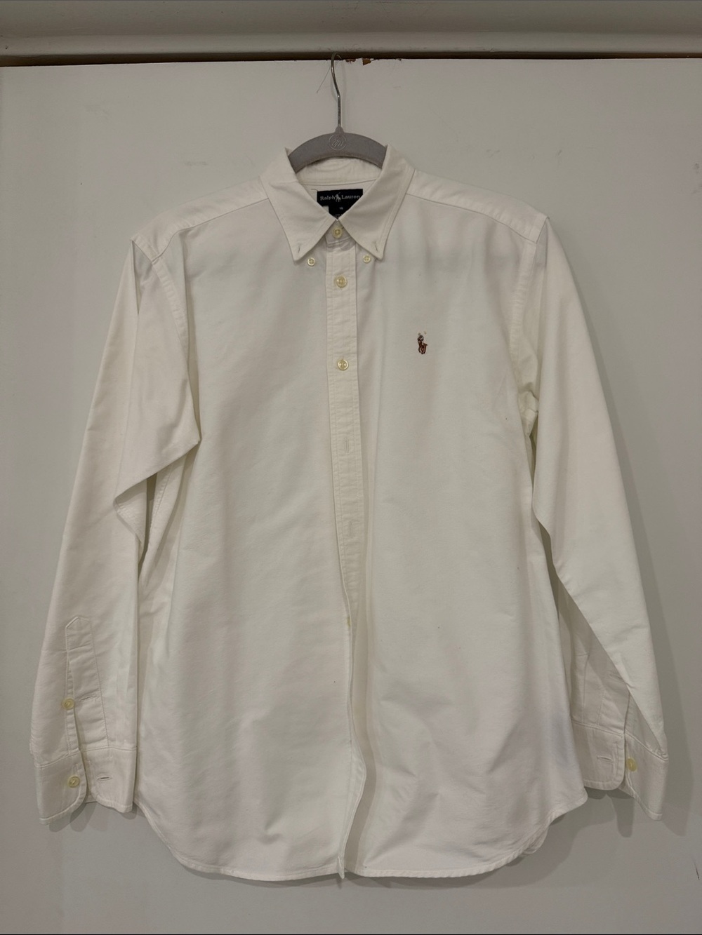 Ralph Lauren Classic White Button-Down Oxford Shirt